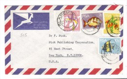 515/600 - RSA , Lettera Via Aerea  Per L' Italia Del 21/11/75 Da Claremont - Lettres & Documents