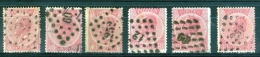 N° 20 5x 20A 1x Obl   1865/66 - 1865-1866 Linksprofil