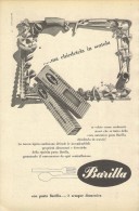 # PASTA BARILLA 1950s Advert Pubblicità Publicitè Publicidad Reklame Food Alimentation Alimentos Lebensmittel - Manifesti
