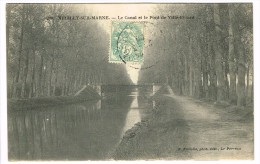 "France 93 - Neuilly-sur-Marne - Le Canal Et Le Pont De Ville-Evrard" - Neuilly Sur Marne