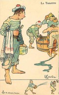 Ref 827- Illustrateur Gervese - Marine Militaire - Humour - La Toilette - Carte Bon Etat   - - Gervese, H.