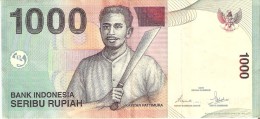 BILLETE DE INDONESIA DE 1000 RUPIAH DEL AÑO 2000  (BANKNOTE) - Indonesië