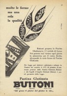 # PASTA BUITONI 1950s Advert Pubblicità Publicitè Publicidad Reklame Food Alimentation Alimentos Lebensmittel - Affiches
