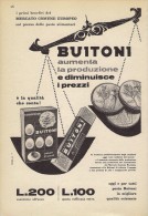 # PASTA BUITONI 1950s Advert Pubblicità Publicitè Publicidad Reklame Food Alimentation Alimentos Lebensmittel - Afiches