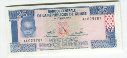 25 FRANC  NEUF 2 - Guinée