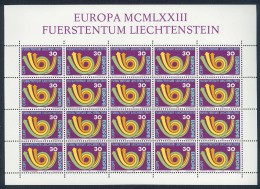 Liechtenstein Stamp Block, - Blocs & Feuillets