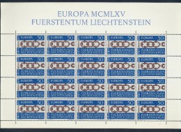 Liechtenstein Stamp Block, - Blocs & Feuillets