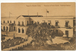 Sagua La Grande  Estacion De Ferro Carril Railroad Station  Edit Pompillo Montero - Cuba