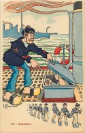 Ref 753- Illustrateur H Gervese - Marine Militaire - Marins -humour -humoristique -chauffeur  - Carte Bon Etat  - - Gervese, H.