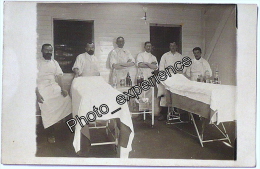 CPA Carte Photo Guerre 14-18 Militaire Hopital Médecin ? Military WW1 BEVEREN Belgique Belgien - Beveren-Waas