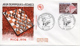 Premier Jour,  Jeux Olympiques D'échecs, Nice 1974 - Non Classés