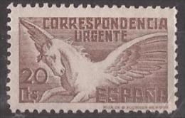 ES832-L4005TVÑF.España  Spain Espagne PEGASO CON PIE DE IMPRENTA  1937 (Ed  832**)sin Charnela.LUJO - Fantasy Labels