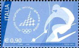 # ITALIA ITALY - 2006 - Torino Winter Olympic Games - Ski - Stamp MNH - Invierno 2006: Turín