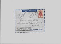 Colonies Françaises - Côte Fse Des Somalies     DJIBOUTI  GUERRE 39 / 45 - Cartas & Documentos