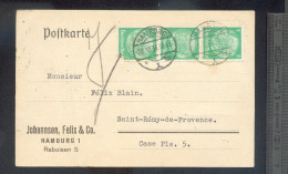 Carte Postale Commerciale HAMBURG 1936 - Andere & Zonder Classificatie