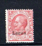 1912-LEROS 10 CENT NUOVO MNH** - Aegean (Lero)