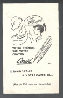 Buvard. Conté Votre Prénom Sur Votre Crayon Conté Demandez Le à Votre Papetier... - Papelería