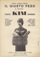 # KIM PASTA E GRISSINI 1950s Advert Pubblicità Publicitè Publicidad Reklame Food Breadsticks Palitos De Pan - Afiches