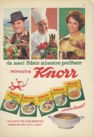# MINESTRE KNORR UNILEVER Heilbronn Germany 1950s Advert Pubblicità Publicitè Publicidad Reklame Food Soup Suppe Soup - Manifesti