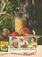 # MINESTRE KNORR UNILEVER Heilbronn Germany 1950s Advert Pubblicità Publicitè Publicidad Reklame Food Soup Suppe Soup - Afiches
