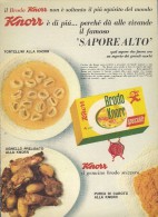 # BRODO KNORR UNILEVER Heilbronn Germany 1950s Advert Pubblicità Publicitè Reklame Food Broth Bouillon Broth Bruhe - Afiches