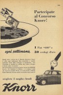 # BRODO KNORR UNILEVER Heilbronn Germany 1950s Advert Pubblicità Publicitè Reklame Food Broth Bouillon Broth Bruhe Fiat - Afiches