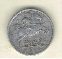 5 Centimos 1940 - 25 Centesimi