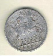 10 Centimos 1945 - 25 Centesimi