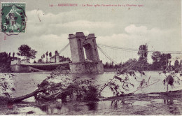 42 - LOIRE - Andrézieux Bouthéon - Le Pont Après L'inondation Du 17 Octobre 1907 - - Andrézieux-Bouthéon