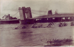 42 - LOIRE - Andrézieux Bouthéon - Carte Photo. Le Pont D'Andrézieux  Après La Crue - - Andrézieux-Bouthéon