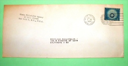 United Nations New York (USA) 1958 Cover To Baltimore - UN Emergency Force - Briefe U. Dokumente