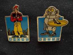 PIN'S LOT De 2 PIN'S ANDRE - Sets