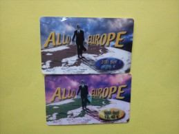 2 Prepaicards Helllo Europe 200 BEF-500 BEF (Mint,Neuve) Rare - [2] Prepaid- Und Aufladkarten