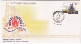 FDC  (Pune)  On Digboi Refinery, Oil, Energy,  India 2001 - Aardolie