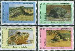 Laos 1996, Turtle, Michel 1547-50, MNH 16888 - Schildkröten