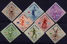 DOMINICAINE 1957, CHAMPIONS OLYMPIQUES, Dont MIMOUN, 8 Valeurs, NEUFS / Mint. R005 - Sommer 1956: Melbourne