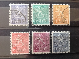 Finland - Complete Serie Leeuwenwapen 1963 - Used Stamps