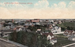 B77524  A Bird Eye View Edmonton  Canada Scan Front/back Image - Edmonton