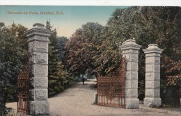 B77696 Entrance To Park Halifax NSl  Canada Scan Front/back Image - Halifax