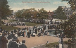 B77697 Band Concert The Parade Halifax NS  Canada Scan Front/back Image - Halifax