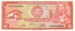 PEROU  10  Soles De Oro   Emission De 1976   Pick 112     ***** BILLET  NEUF ***** - Pérou