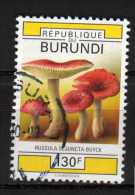 Burundi Y&T N° 983  * Oblitéré Champignon - Usados