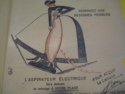 Quittance D´électricité/ Compagnie Parisienne De Distribution D´Electricité/Aspirateur électrique/ 1935  GEF29 - Elettricità & Gas