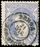 BARCELONA - EDI O 107 - MAT. FECH. T.II \"BERGA\ - Used Stamps