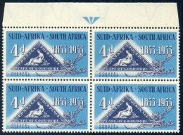 South Africa 1953. 4d ARROW BLOCK (UHB 120Cd), SACC 144**, SG 145**. - Ungebraucht