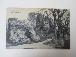 AK / Bildpostkarte 1925 Alte Burg  Bad Liebenstein / Gruss Aus Bad Liebenstein F. Salzmann, Photogr. Eisenach - Bad Liebenstein