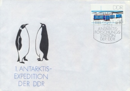Germany DDR 1988 FDC First DDR Mission To Antarctic - Antarctische Expedities