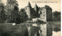 CPA 38  LE CHATEAU DE VIZILLE ET LE PARC - Vizille