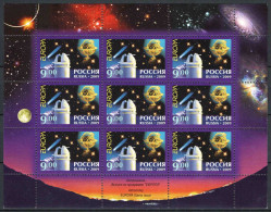 Russia 2009. EUROPA CEPT Astronomy Nice Complete Sheet MNH (**) - 2009