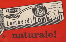 # BRODO LOMBARDI 1950s Advert Pubblicità Publicitè Reklame Food Broth Bouillon Broth Bruhe - Manifesti